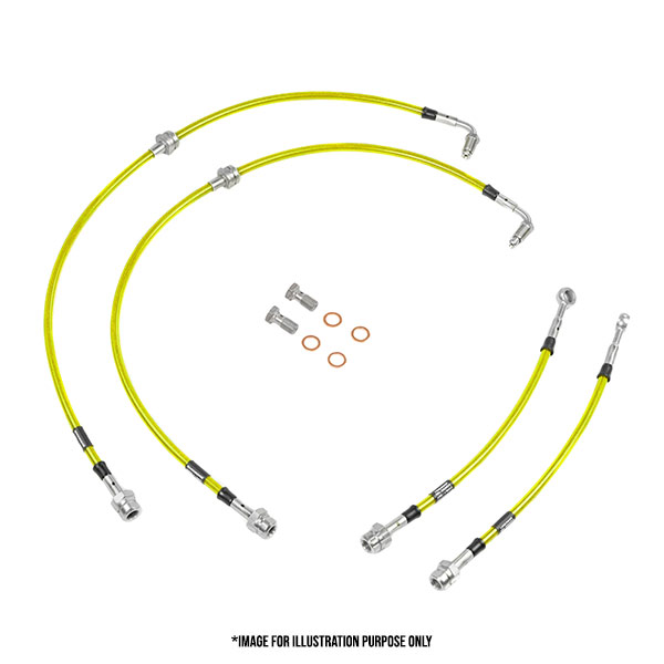 Kit tubi freno in treccia Goodridge Ford Mustang S550 GT / Ecoboost