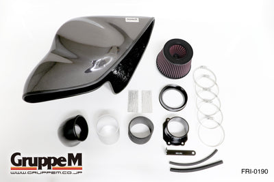 Sistema di aspirazione in fibra di carbonio per Volkswagen Golf 5 R32 di Gruppe M Sistema di aspirazione in fibra di carbonio per Volkswagen Golf 5 R32 di Gruppe M