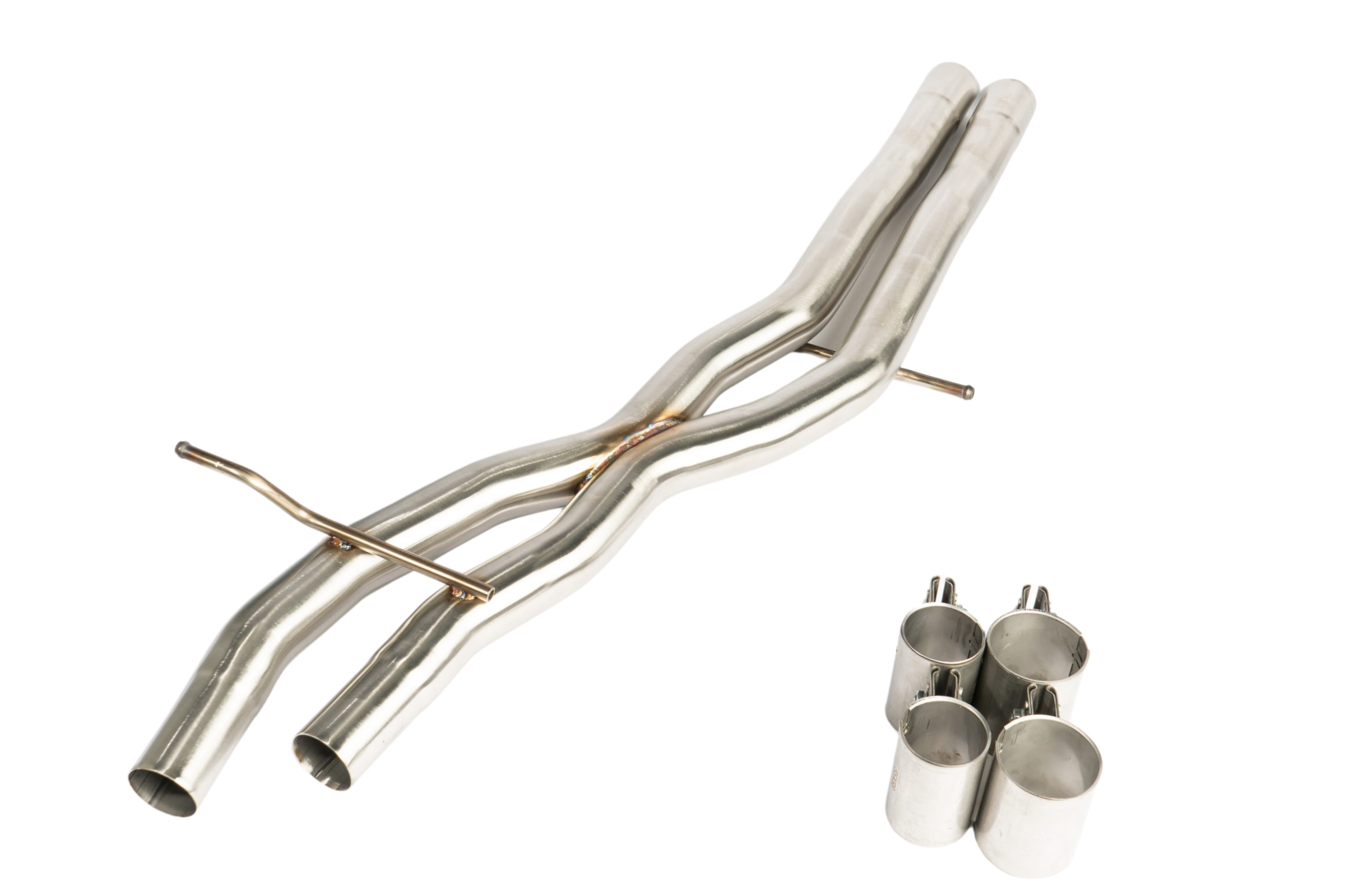 CTS Turbo Exhaust Resonator Delete Kit for Audi S4 B9 