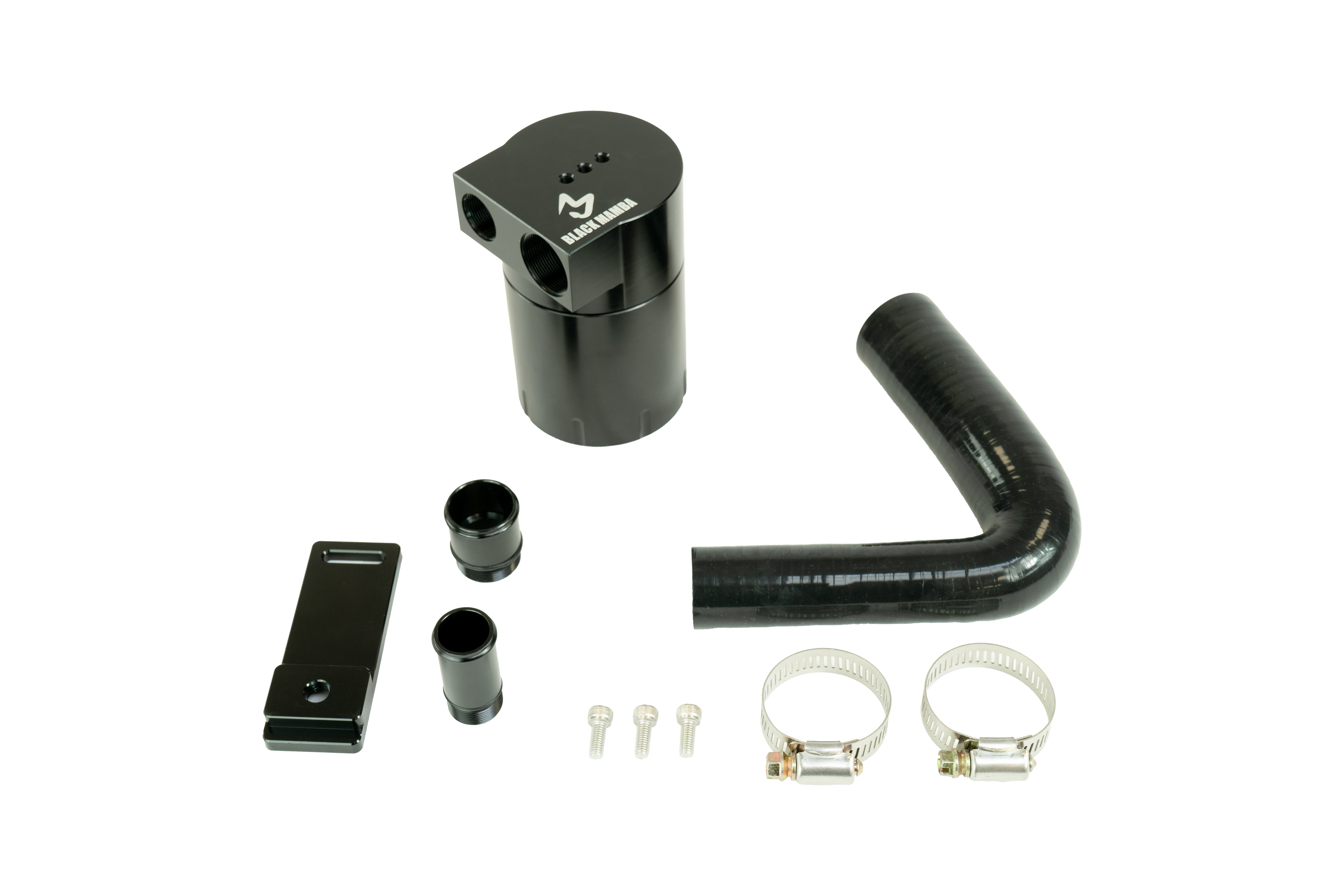 Black Mamba Baffled Oil Catch Can for BMW M3 F80 / M4 F8x / M2 Comp F87